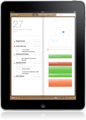 Календарь в ipad