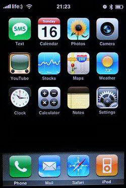 настройка iphone