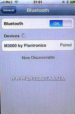 Скриншот меню General телефона Apple iPhone