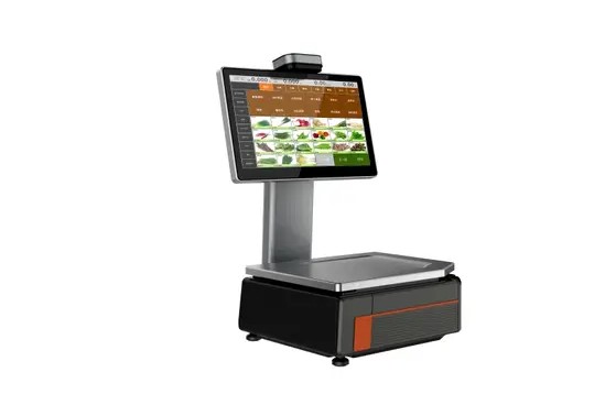 весы торговые с печатью этикеток напольные